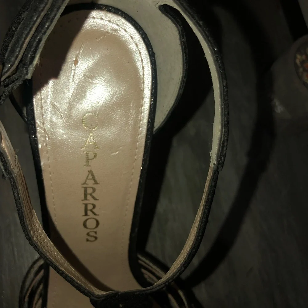 Caparros black shimmery